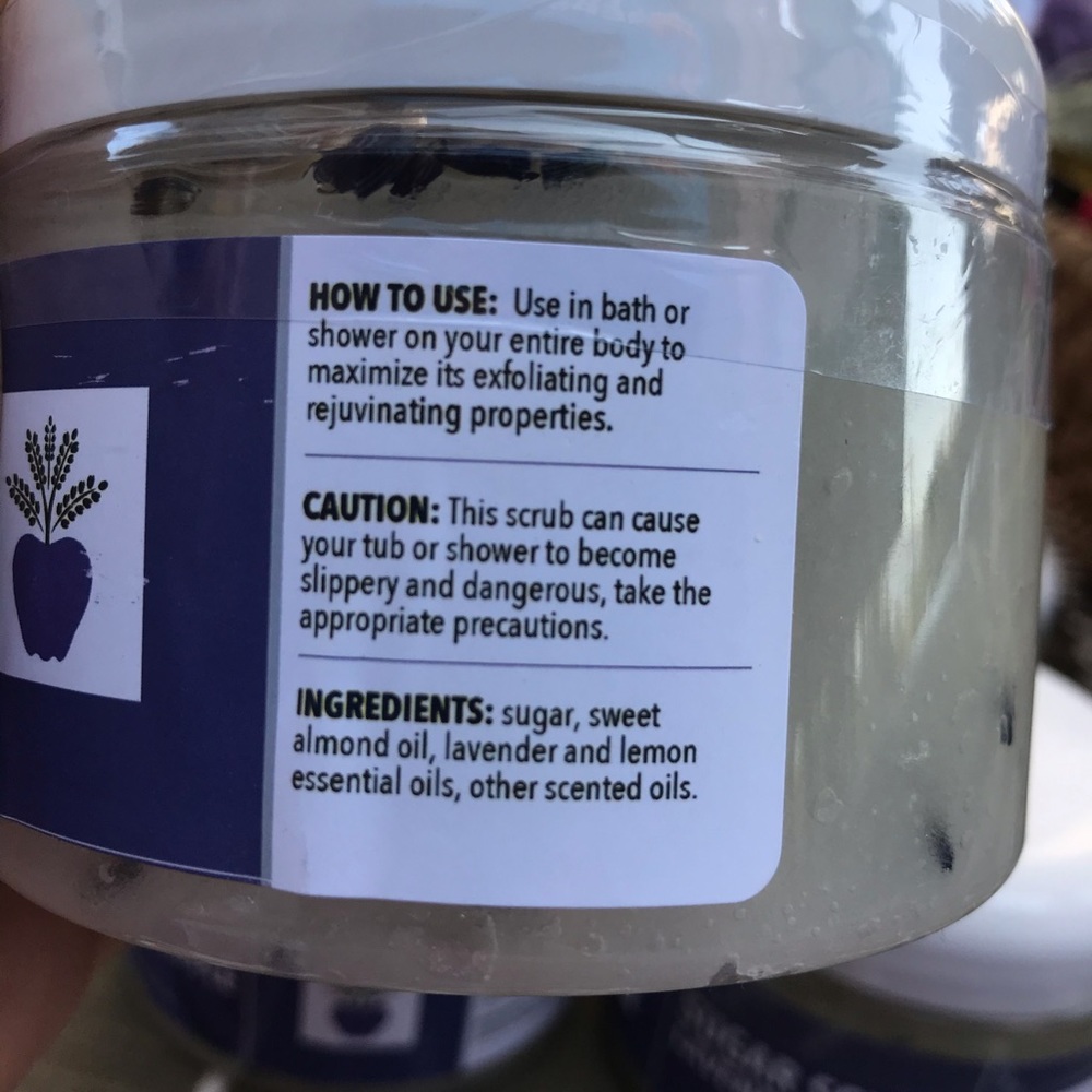 Lavender Apple Sugar Scrub - Picture 5 of 5